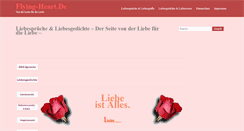 Desktop Screenshot of flying-heart.de